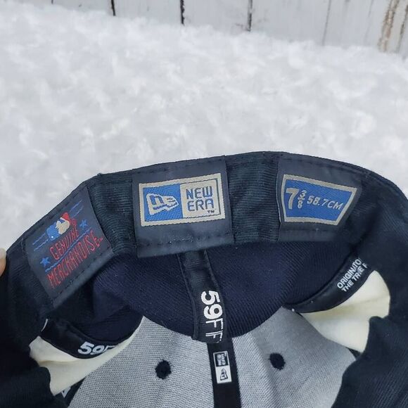 New Era New York Yankees Baseball Cap Blue Size 7 3/8 - Picture 3 of 9